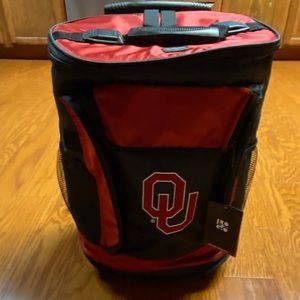 New 19” Rolling Cooler Oklahoma Sooners OU